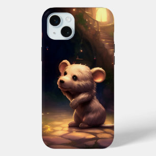 Funda Para iPhone 15 Mini Ratón pequeño adorable