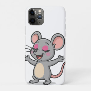 Funda Para iPhone 11 Pro Ratón Personalizado lindo en maquillaje