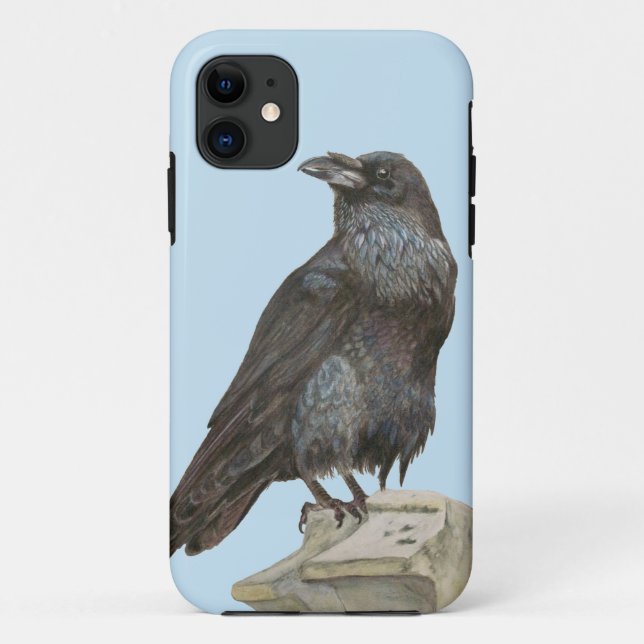 Funda De Case-Mate Para iPhone Raven (Reverso)