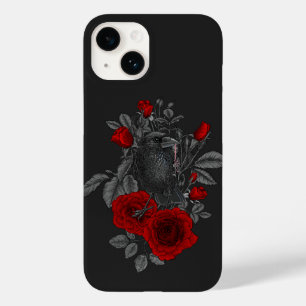 Funda Para iPhone 14 De Case-Mate Raven con la llave y los rosas