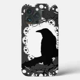 Funda Para iPhone 13 Pro Raven Lace B & W