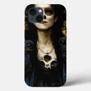 Funda Para iPhone 13 Raven Witch 3 Fantasy Horror Gótico Gótico