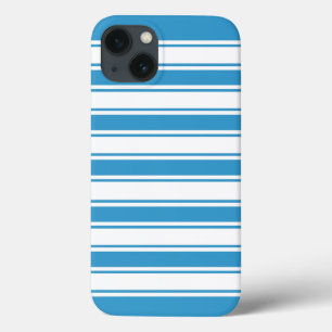 Funda Para iPhone 13 Raya horizontal azul