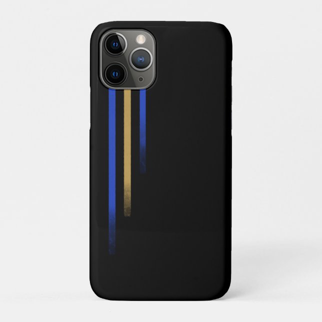 Funda De Case-Mate Para iPhone Rayado minimalista (Reverso)