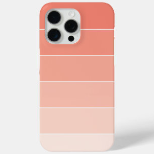 Funda Para iPhone 15 Pro Max Rayas anaranjadas de Ombré