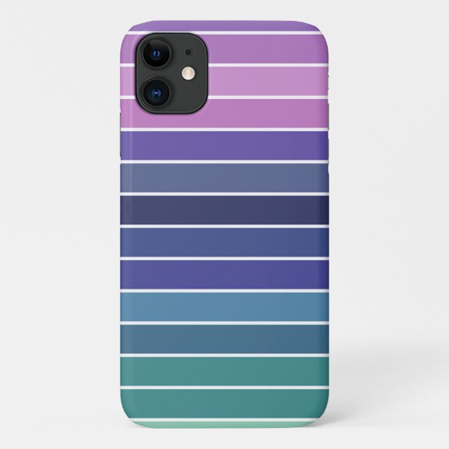 Funda De Case-Mate Para iPhone Rayas arcoiris (Reverso)