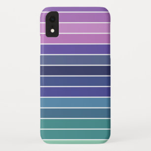 Funda Para iPhone XR Rayas arcoiris