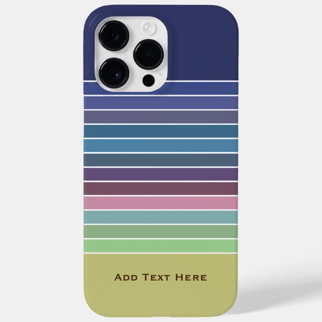 Funda De Case-Mate Para iPhone Rayas arcoiris (Reverso)