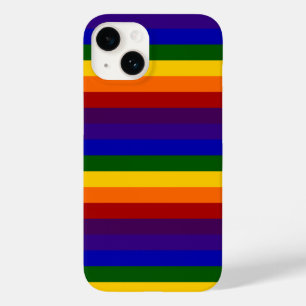 Funda Para iPhone 14 De Case-Mate Rayas arcoiris