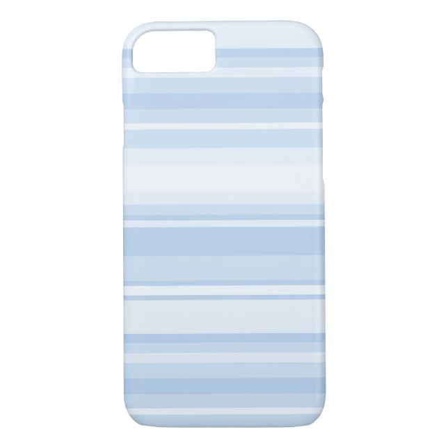 Funda De Case-Mate Para iPhone Rayas azules bebes (Reverso)