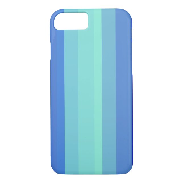 Funda De Case-Mate Para iPhone Rayas azules de Guay (Reverso)