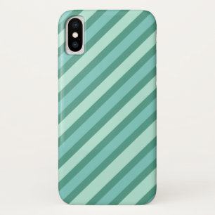 Funda Para iPhone X Rayas azules multi
