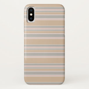 Funda Para iPhone X Rayas beiges