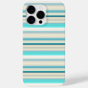 Funda Para iPhone 14 Pro Max De Case-Mate Rayas blancas aqua lindas
