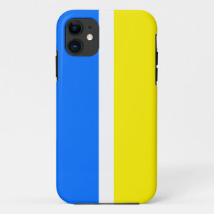 Funda Para iPhone 11 Rayas blancas azules amarillas náuticas náusicas b