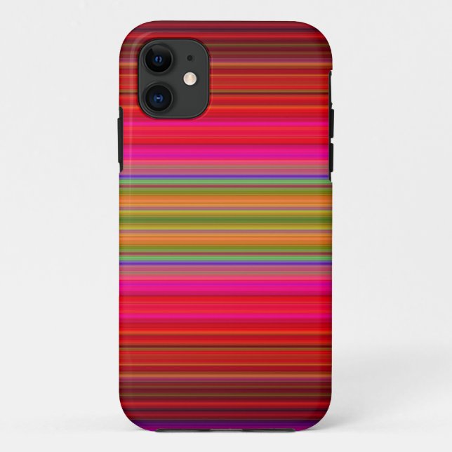 Funda De Case-Mate Para iPhone Rayas brillantes (Reverso)