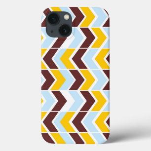 Funda Para iPhone 13 Rayas Chevron Coloridas