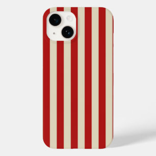 Funda Para iPhone 14 De Case-Mate Rayas clásicas de PopCorn vertical retro vintage