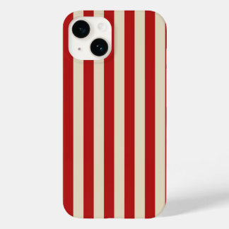 Funda Para iPhone 14 De Case-Mate Rayas clásicas de PopCorn vertical retro vintage