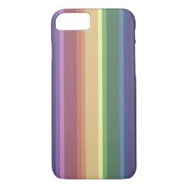 Funda Para iPhone 8/7 Rayas de arco iris mudas