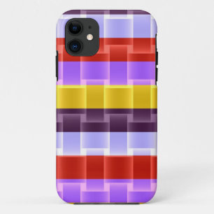 Funda Para iPhone 11 Rayas de arcoiris luminosas de diseño moderno 2