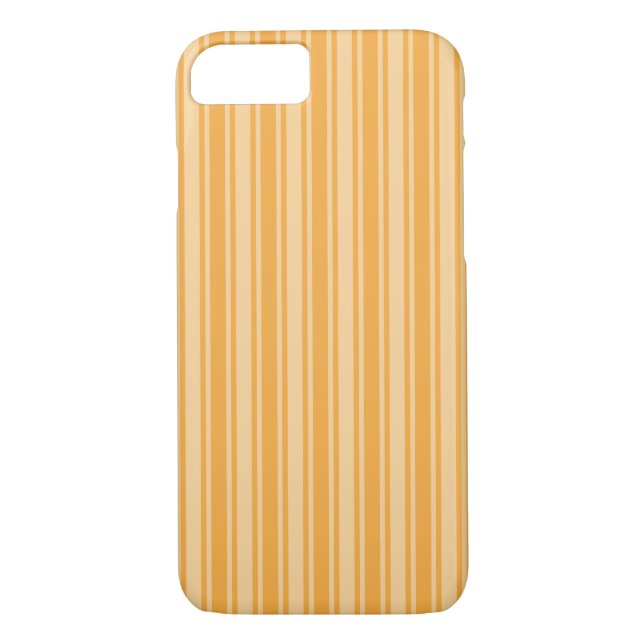 Funda De Case-Mate Para iPhone Rayas de caramelo amarillo (Reverso)