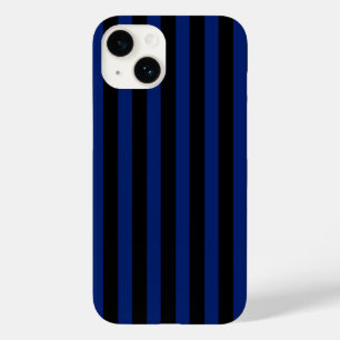 Funda Para iPhone 14 De Case-Mate Rayas de caramelo azul y negro