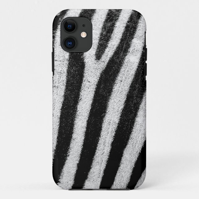 Funda De Case-Mate Para iPhone rayas de cebra (Reverso)