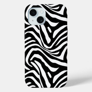 Funda Para iPhone 15 Rayas de cebra clásicas