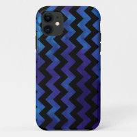 rayas de chevron negras y azules de clase