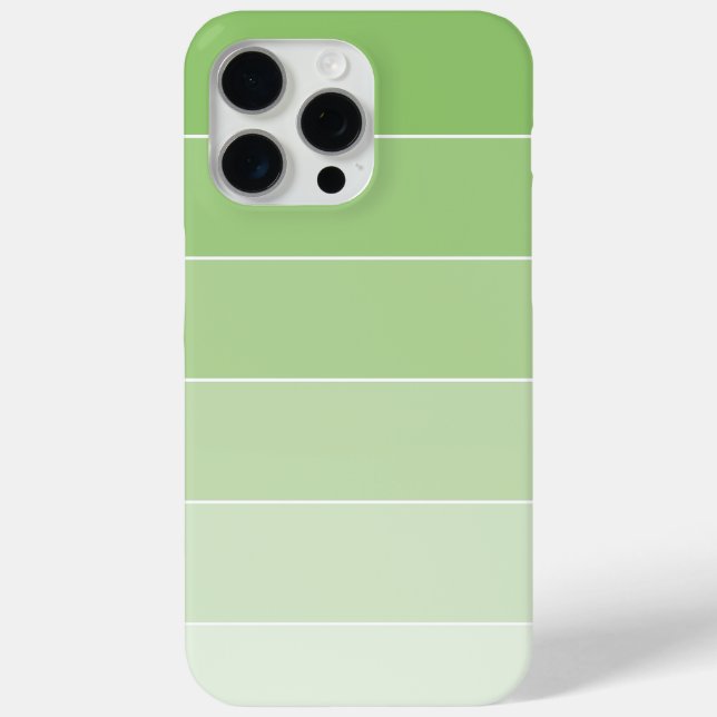 Funda De Case-Mate Para iPhone Rayas de embrión verde (Reverso )