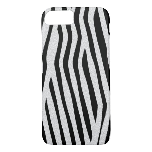 Funda De Case-Mate Para iPhone Rayas de la cebra (Reverso)
