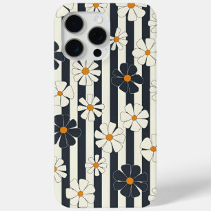 Funda Para iPhone 15 Pro Max Rayas de margarita clásicas