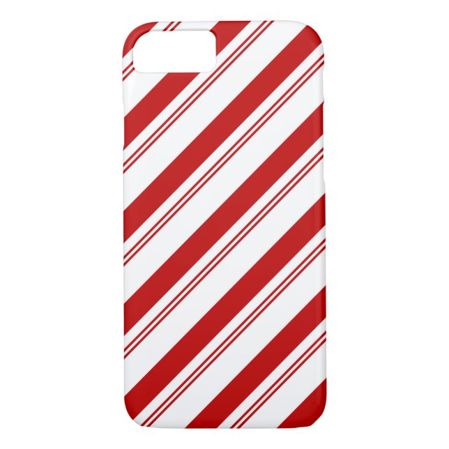 Funda De Case-Mate Para iPhone Rayas de menta (Reverso)