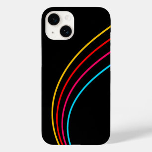 Funda Para iPhone 14 De Case-Mate Rayas de neón minimalistas