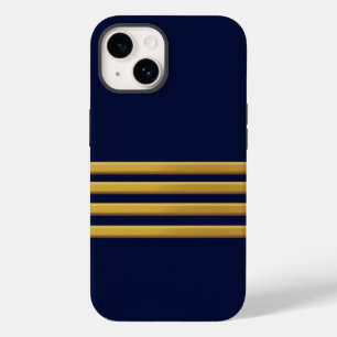 Funda Para iPhone 14 De Case-Mate Rayas de oro del capitán
