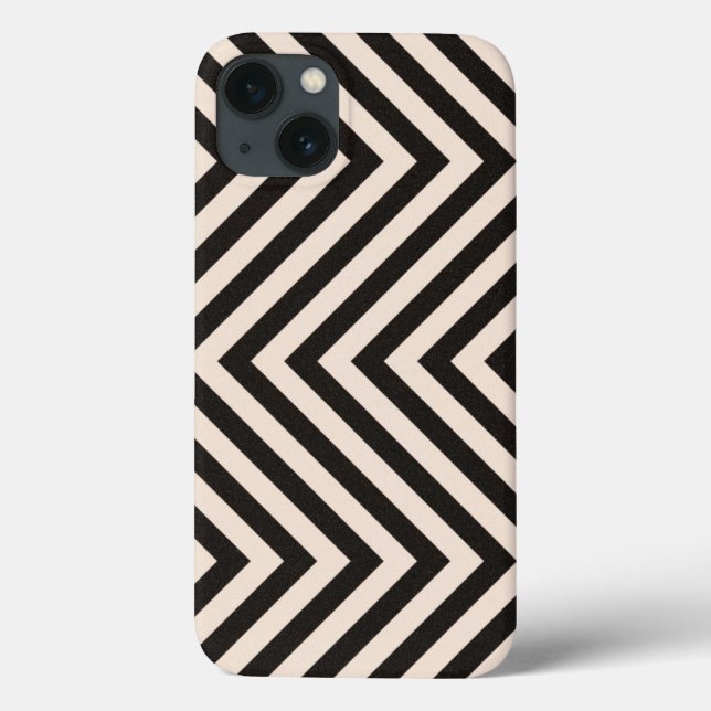 Funda De Case-Mate Para iPhone Rayas de peligro (Reverso)