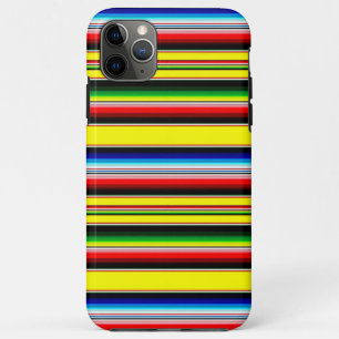 Funda Para iPhone 11 Pro Max Rayas de serape luminosas