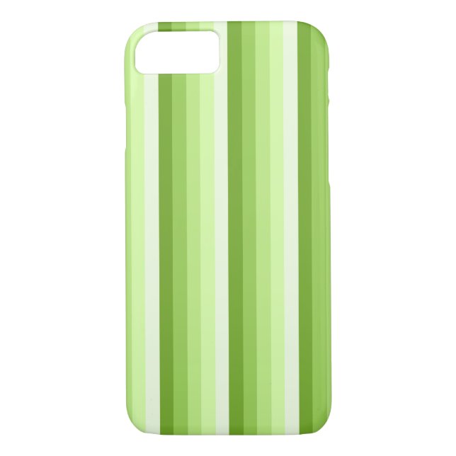 Funda De Case-Mate Para iPhone Rayas de sombra verde limón (Reverso)