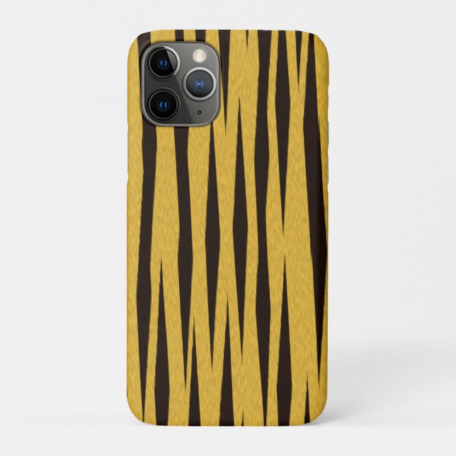 Funda De Case-Mate Para iPhone Rayas del tigre (Reverso)