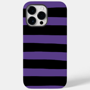 Funda Para iPhone 14 Pro Max De Case-Mate Rayas desiguales en morado y negro