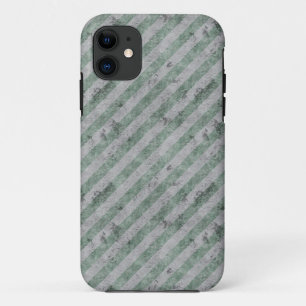 Funda Para iPhone 11 Rayas diagonales gruesas verdes