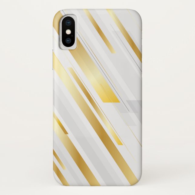 Funda De Case-Mate Para iPhone Rayas futuristas (Reverso)