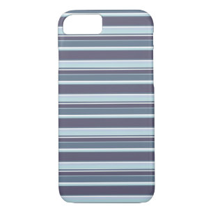 Funda Para iPhone 8/7 Rayas grises azules