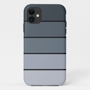 Funda Para iPhone 11 Rayas grises espaciales modernas de moda
