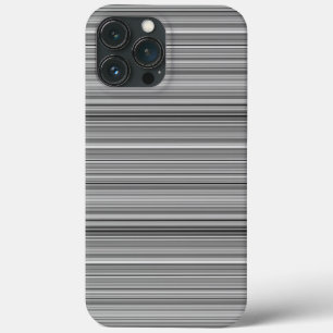 Funda Para iPhone 13 Pro Max Rayas grises lindas