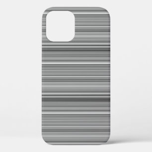 Funda Para iPhone 12 Pro Rayas grises lindas