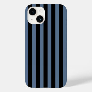 Funda Para iPhone 14 De Case-Mate Rayas grises y negras azules