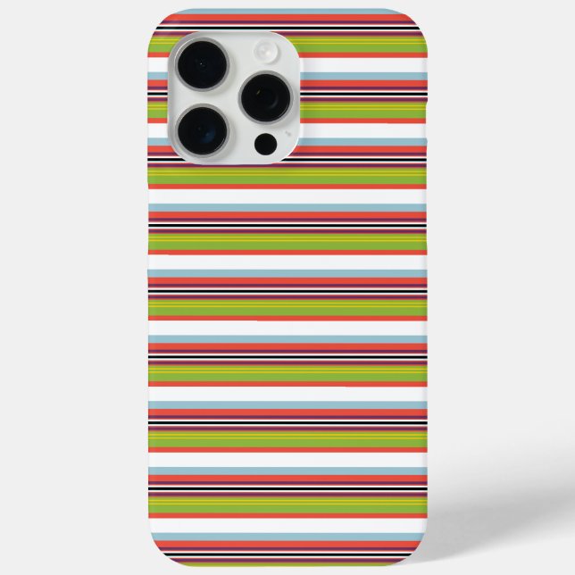 Funda De Case-Mate Para iPhone Rayas mágicas coloridas (Reverso )