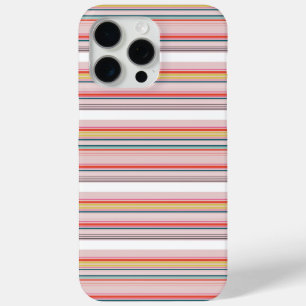 Funda Para iPhone 15 Pro Max Rayas modernas coloridas lindas